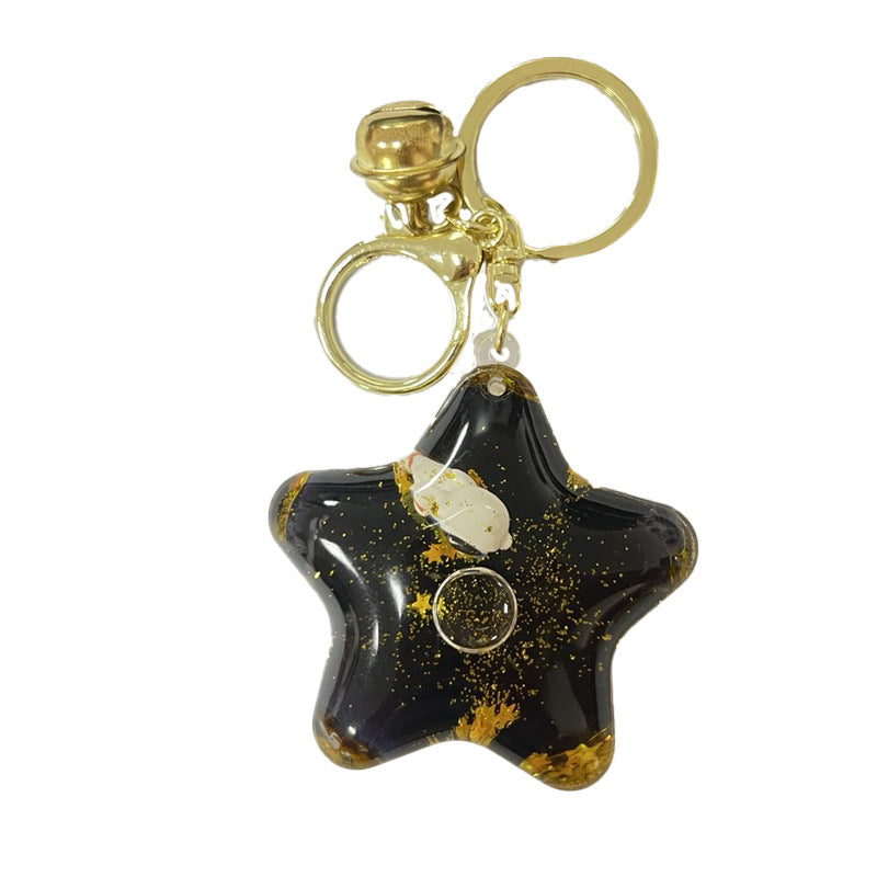 Wholesale Astronaut Quicksand Bottle Acrylic Keychains